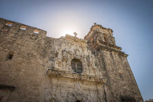 Mission San Jose on a sunny day