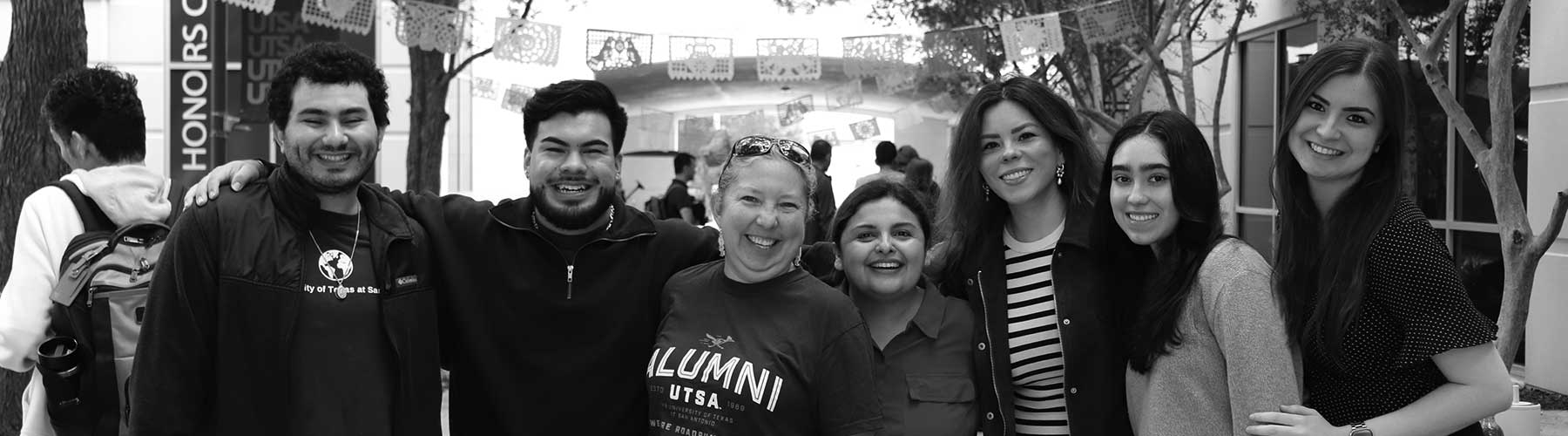 Group photo of staff at Fiesta event