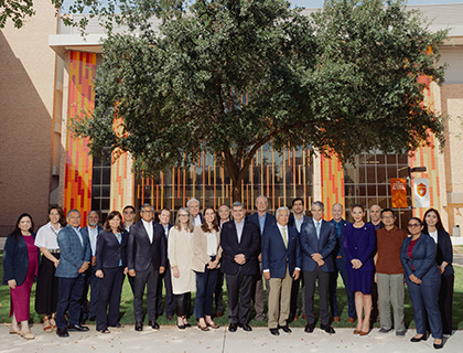 group photo from two-day Executive Workshop