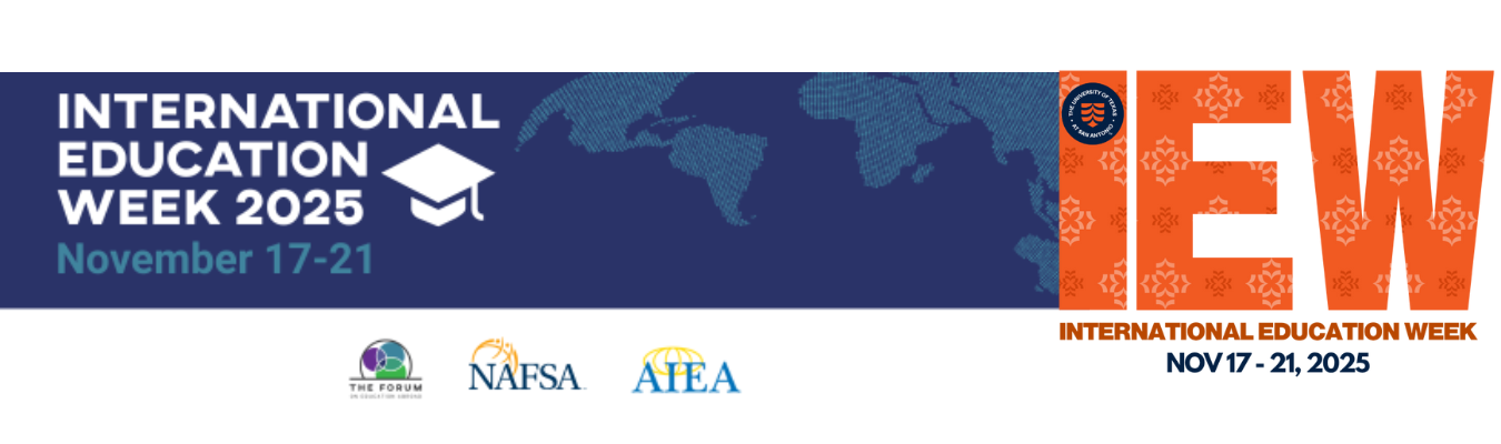 decorative banner for International Education Week 2025