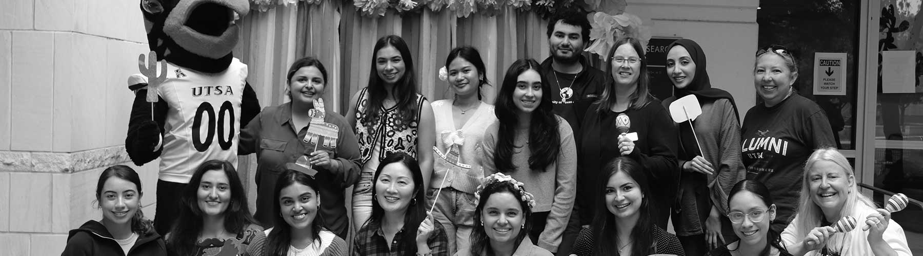 Group photo of Fiesta celebration